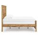 Hastiport Brown King Crossbuck Panel Bed