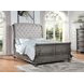 B01623 Gray Upholstered Sleigh Bedroom Set