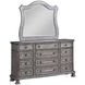 B01623 Gray Upholstered Sleigh Bedroom Set