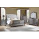 B01623 Gray Upholstered Sleigh Bedroom Set