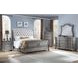 B01623 Gray Upholstered Sleigh Bedroom Set