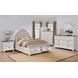 B0162N White Upholstered Queen Storage Bed