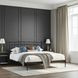 Metal Beds Matte Traditional King Metal Bed