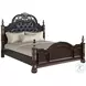 Maximus Madeira King Upholstered Poster Bed