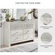Paxberry Whitewash 6 Drawer Dresser