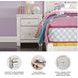 Paxberry Whitewash Two Drawer Nightstand
