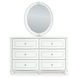 Trindura Light Gray Youth Upholstered Storage Panel Bedroom Set with LED