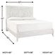 Paxberry Whitewash King Panel Bed