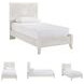 Paxberry Whitewash Twin Panel Bed