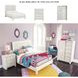 Paxberry Whitewash Full Panel Bed