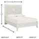 Paxberry Whitewash Full Panel Bed