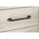 Cambeck Whitewash King Storage Panel Bed with USB Charging and LED
