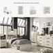 Cambeck Whitewash Twin Panel Bed with One Side Storage