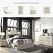 Cambeck Whitewash Queen Panel Bed with One Side Storage