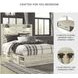 Cambeck Whitewash Queen Panel Bed with Double Under Bed Storage
