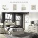 Cambeck Whitewash Queen Panel Bed with Double Under Bed Storage