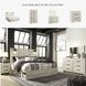 Cambeck Whitewash King Panel Bed with Double Under Bed Storage