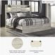 Cambeck Whitewash King Panel Bed