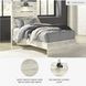 Cambeck Whitewash Twin Panel Bed