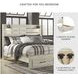 Cambeck Whitewash King Panel Storage Bed