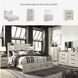 Cambeck Whitewash King Panel Storage Bed