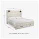 Cambeck Whitewash King Panel Storage Bed