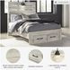 Cambeck Whitewash Full Panel Storage Bed