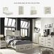 Cambeck Whitewash Full Panel Storage Bed