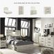 Cambeck Whitewash Full Panel Bed with Double Under Bed Storage