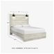 Cambeck Whitewash Queen Panel Bed