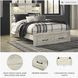 Cambeck Whitewash Queen Panel Storage Bed