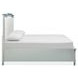 Glenbrook Pebble and Beige Upholstered Storage Panel Bedroom Set