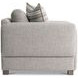 Tori Gray Upholstered Lounge Chair with Pillow