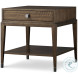 Emerson Brunette Chairside Table
