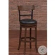 Taranto 26" Wood Frame Back Bar Stool