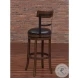 Taranto 26" Wood Frame Back Bar Stool