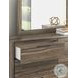 Jusika Brown Dresser with Mirror