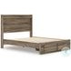 Jusika Brown Panel Storage Bedroom Set