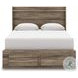 Jusika Brown Panel Storage Bedroom Set