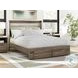 Jusika Brown Queen Panel Storage Bed