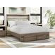 Jusika Weathered Brown Queen Panel Headboard