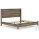 Jusika Brown King Panel Bed