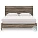 Jusika Brown King Panel Bed