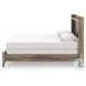 Jusika Brown King Panel Bed