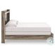 Jusika Brown King Panel Bed