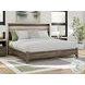 Jusika Brown King Panel Bed