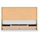 Jusika Brown King Storage Panel Bed with LED and 6 Drawers