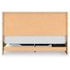 Jusika Brown King Storage Panel Bed with LED