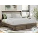 Jusika Brown King Panel Storage Bed