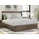 Jusika Weathered Brown King Panel Headboard